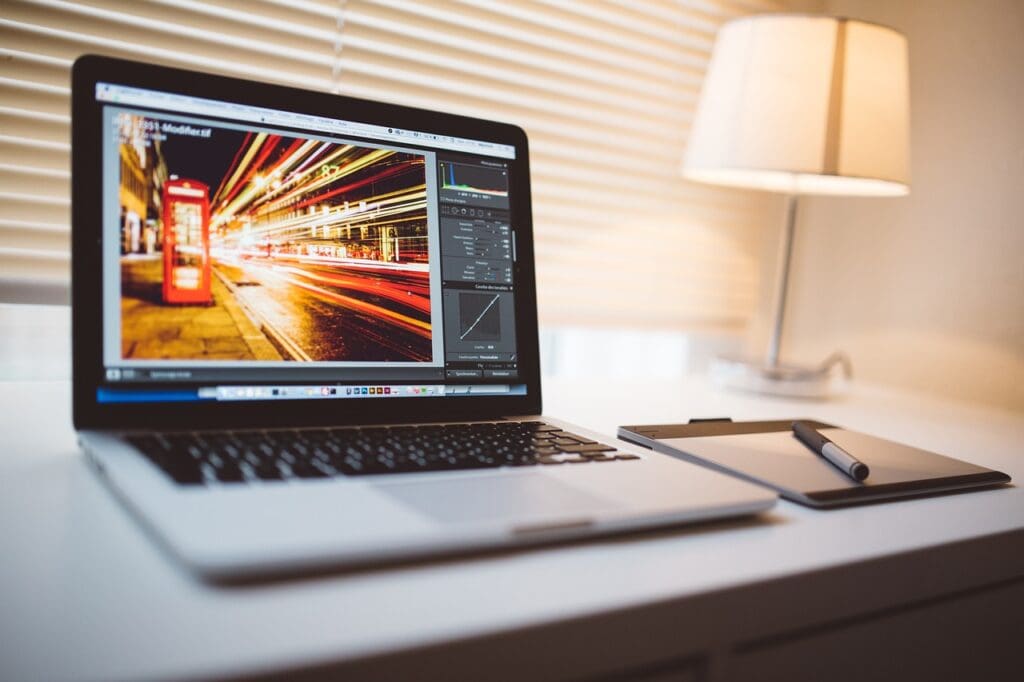 computer, macbook, tablet